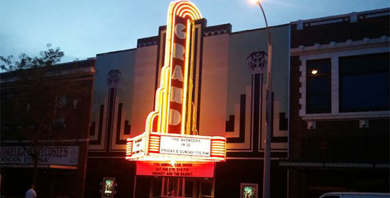 Lit Sign at the Grand